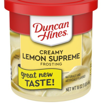 DUNCAN HINES  Creamy  'Lemon Supreme' Frosting Creme für Kuchen 454 gr